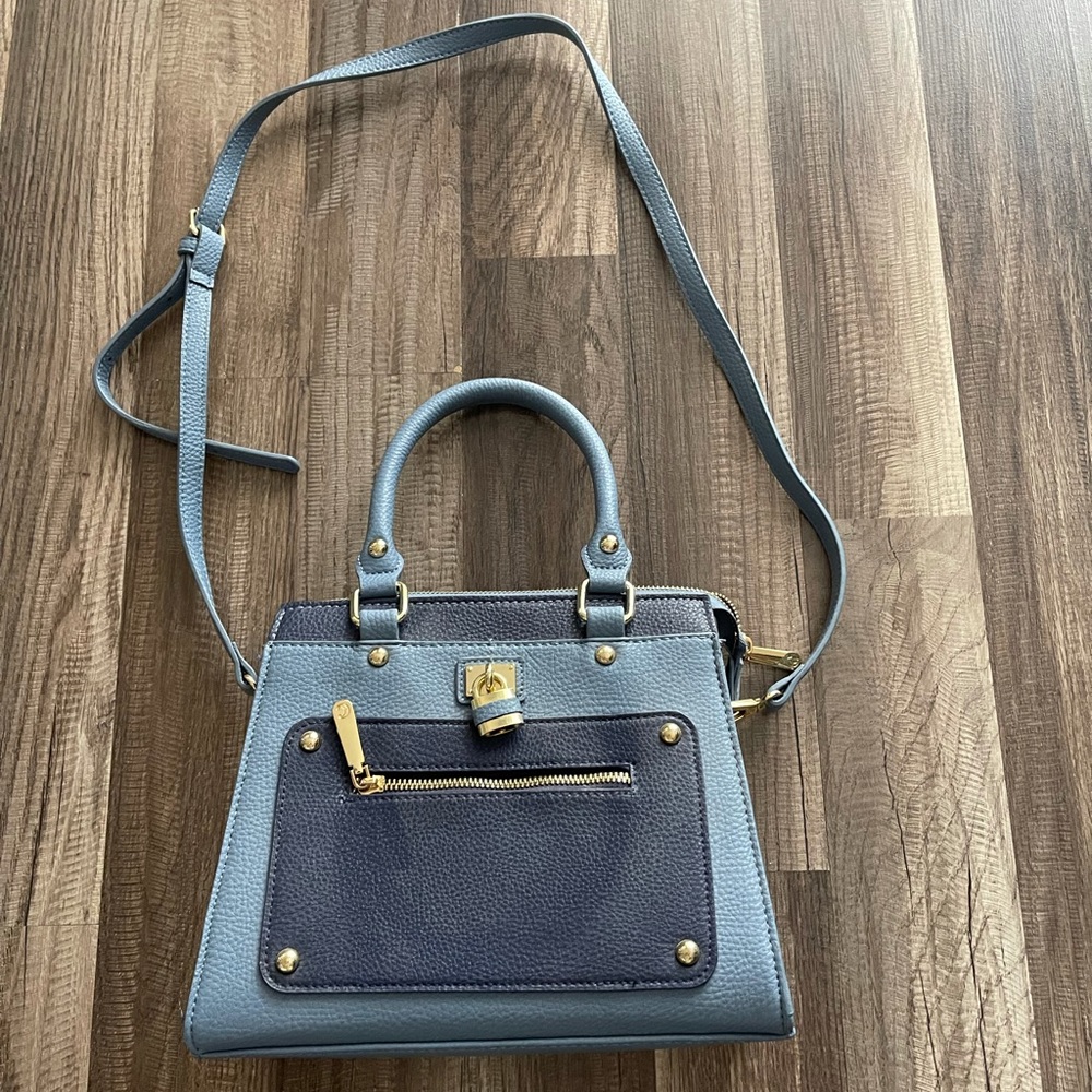 Blue and Navy multi functional purse